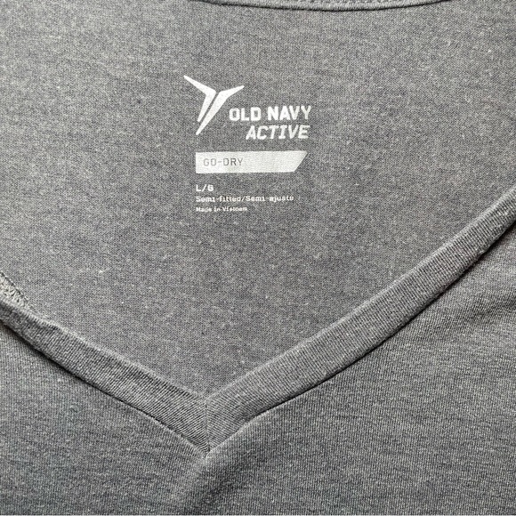 Old Navy Active Women’s Workout Tee Gray Size Large - Picture 7 of 7